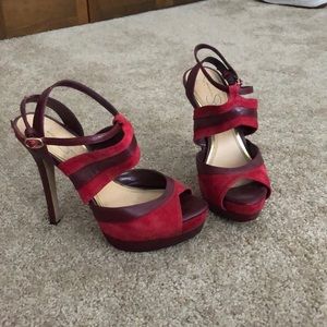 Red Jessica Simpson heel